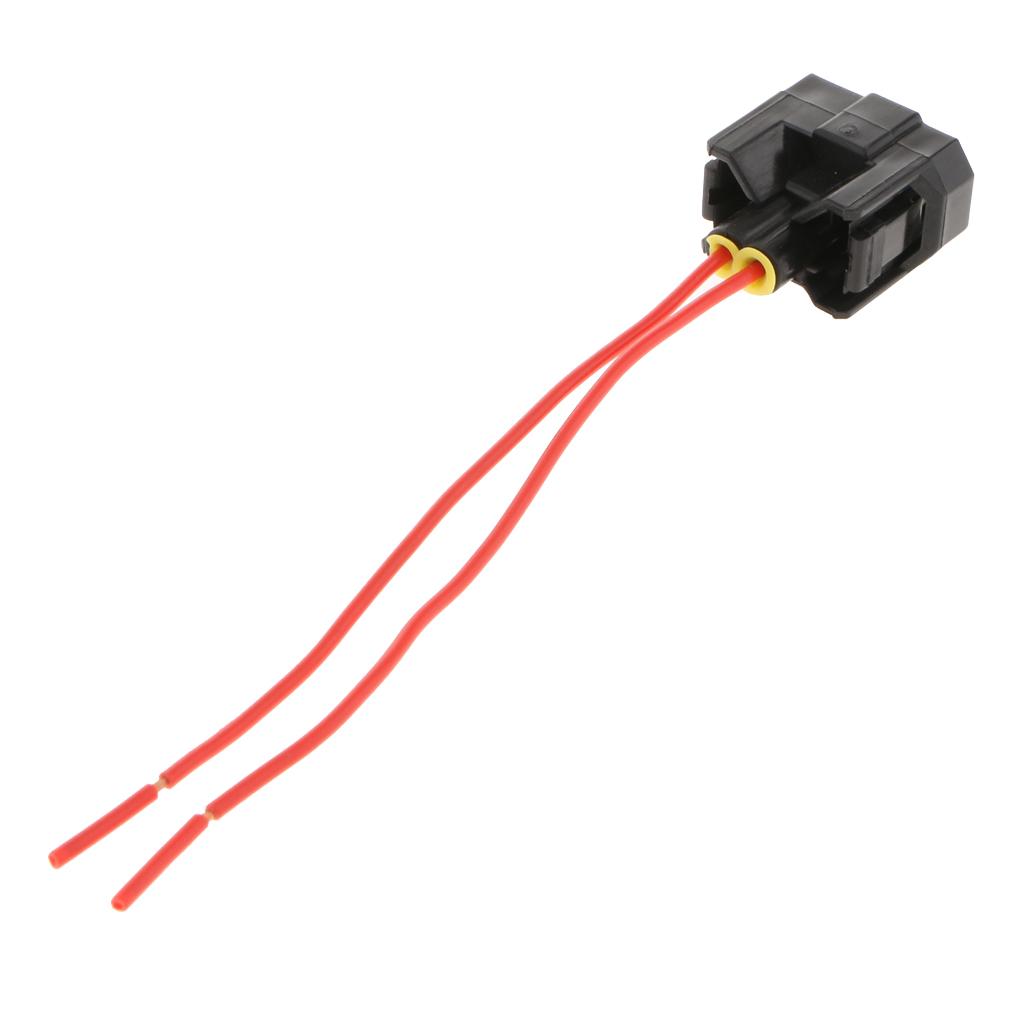 Fuel Injector Wiring Harness Plug Pigtail - 2-3pack Plastic Female Fuel Injector Connector