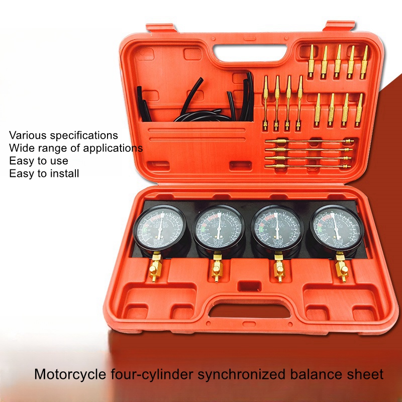 Carburetor Synchronous Vacuum Gauge Balance - Motorcycle four-cylinder synchronization balance gauge carburetor