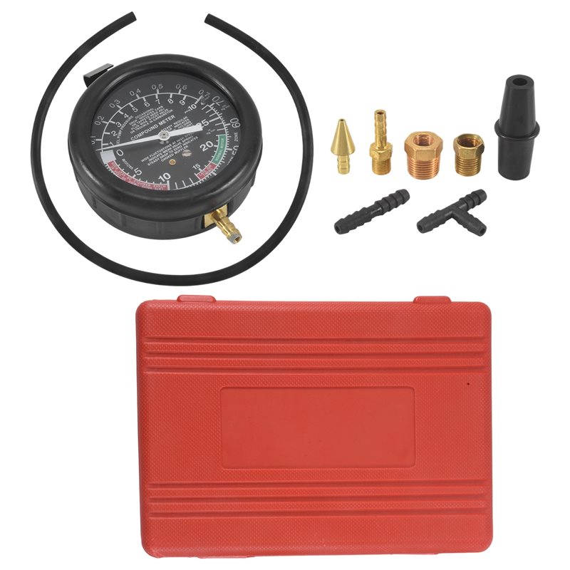 Fuel Pump Pressure Vacuum Tester Gauge - AS60-Car Vacuum And Fuel Pump Tester