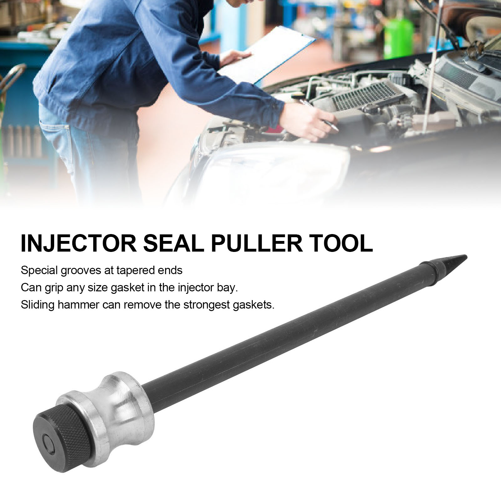 Fuel Injector Removal Tool Puller Slide - New Car Injector Seal Puller Steel