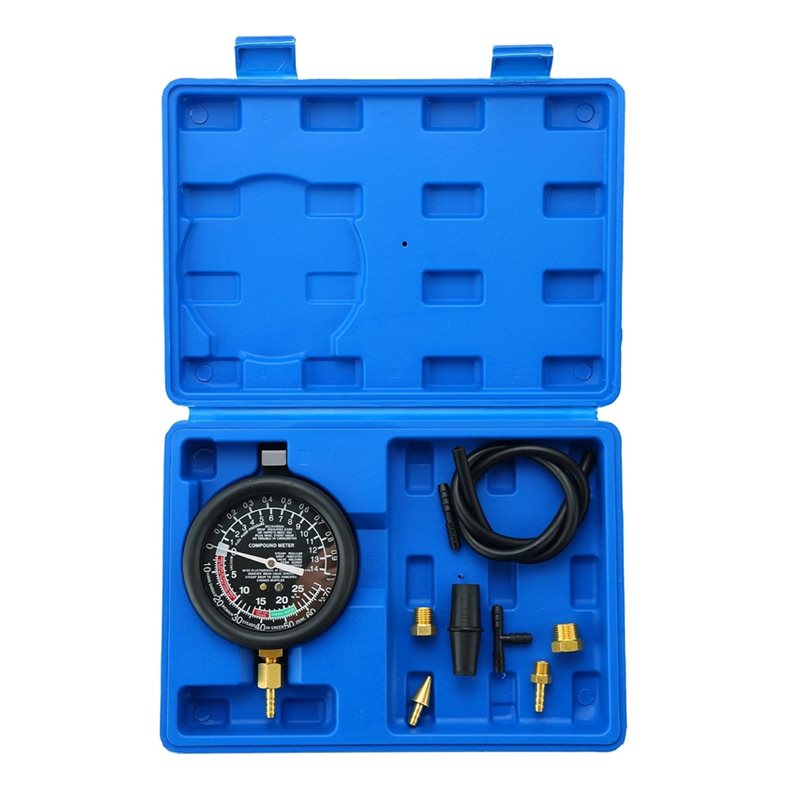Fuel Pump Pressure Vacuum Tester Gauge - Vacuum And Fuel Pump Tester Kit