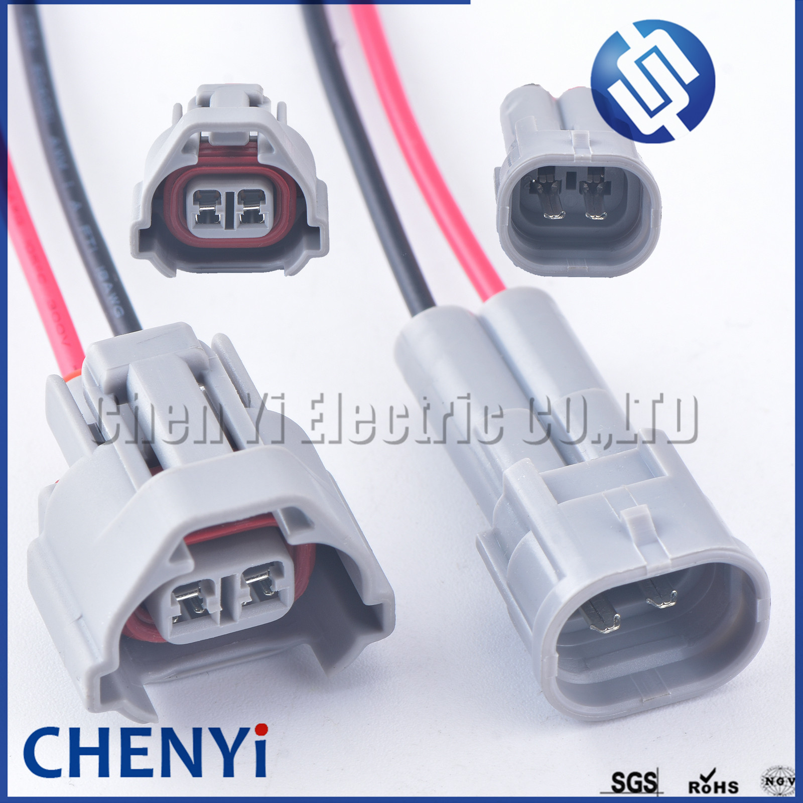 Fuel Injector Wiring Harness Plug Pigtail - 2 Pin Auto Waterproof connector Plug