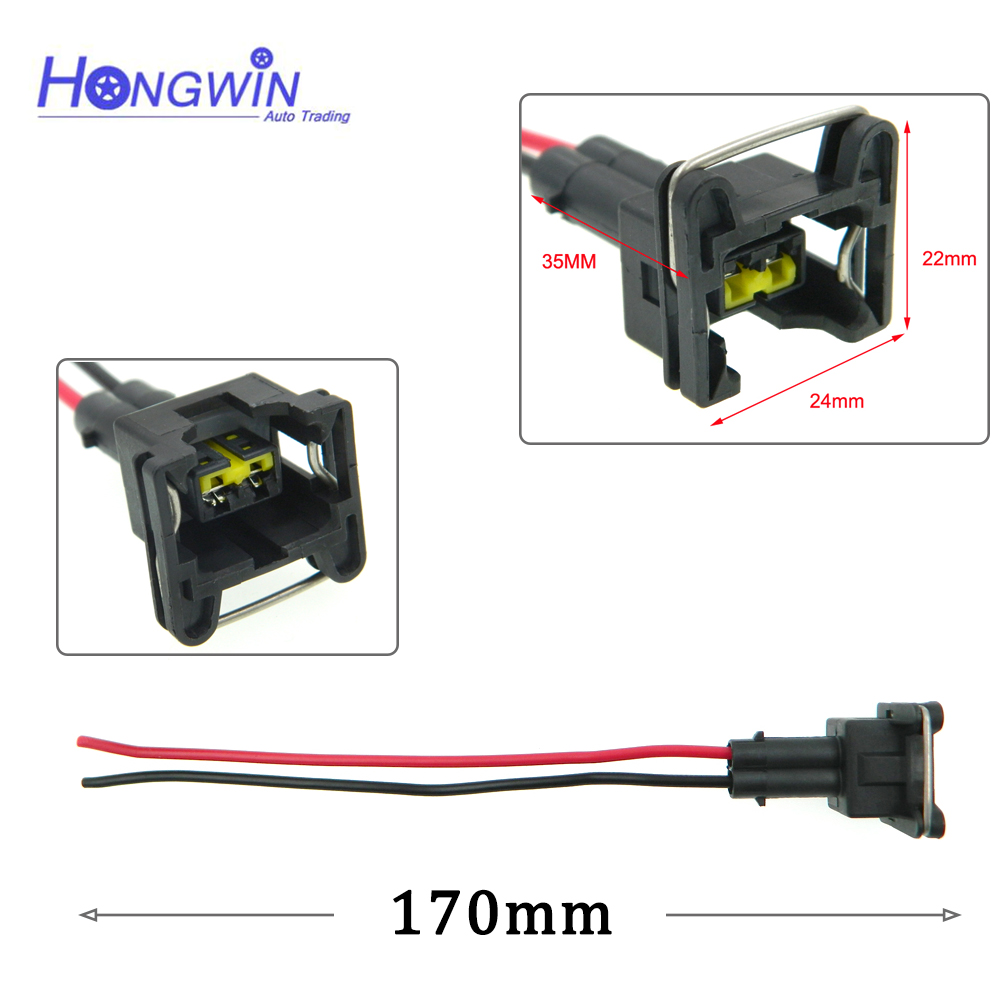 10PCS Fuel Injector Connector  - Fuel Injector Wiring Harness Plug Pigtail 评论和价格
