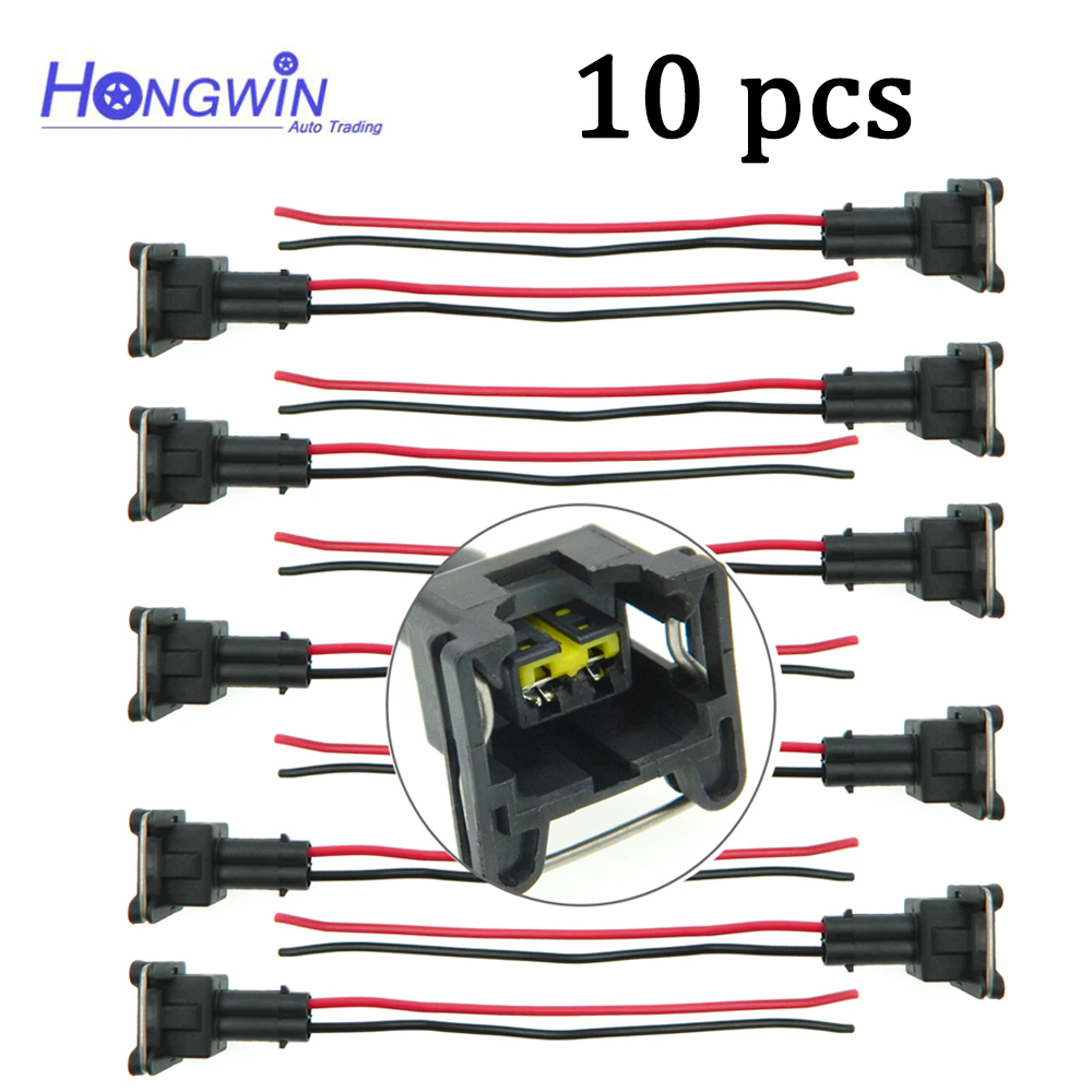 X5/10 Fuel Injector Connector  - Fuel Injector Wiring Harness Plug Pigtail 评论和价格