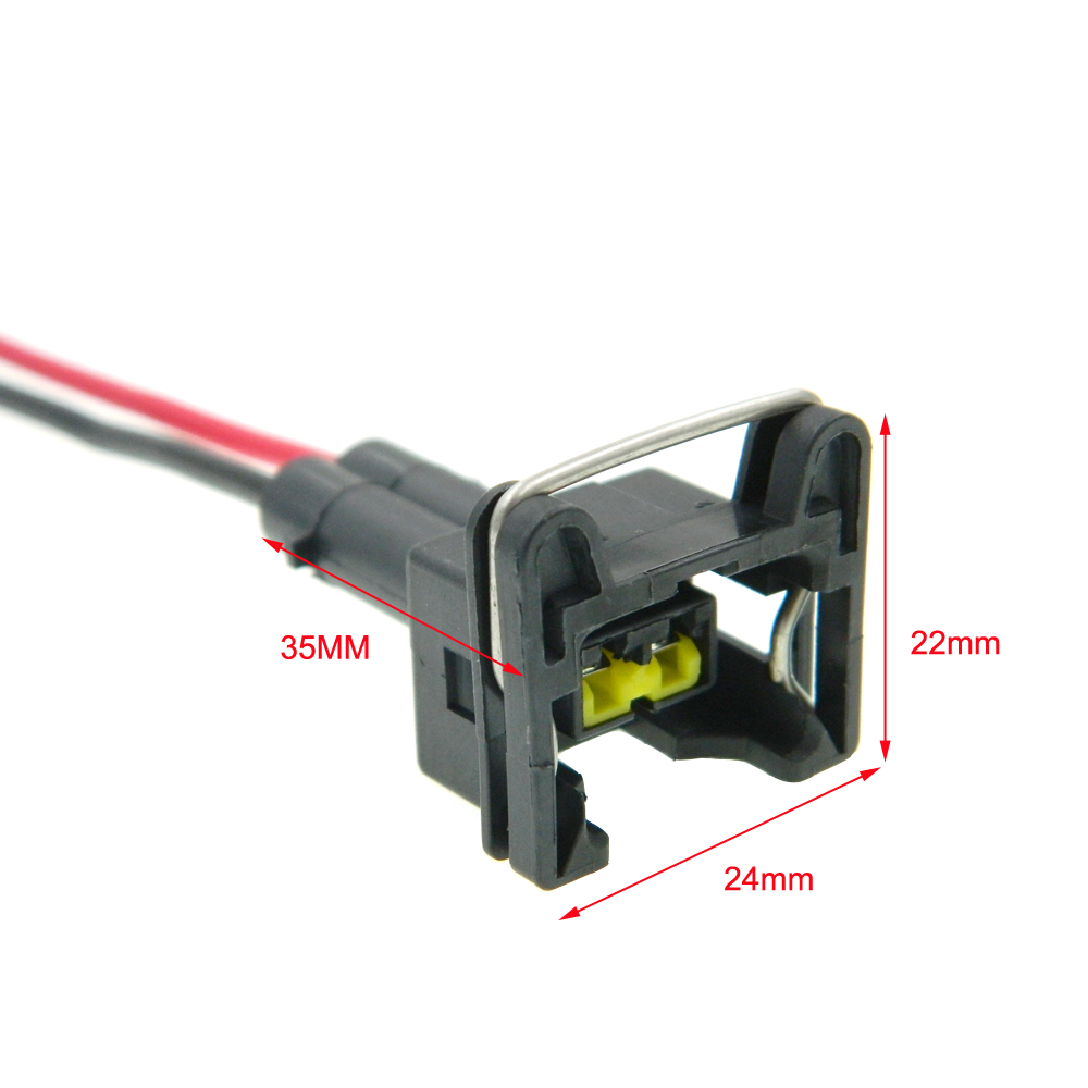 X5/10 Fuel Injector Connector  - Fuel Injector Wiring Harness Plug Pigtail 评论和价格