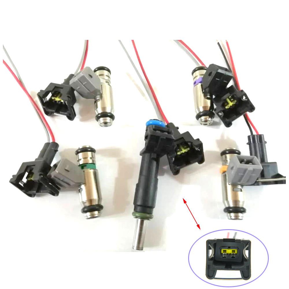 X5/10 Fuel Injector Connector  - Fuel Injector Wiring Harness Plug Pigtail 评论和价格