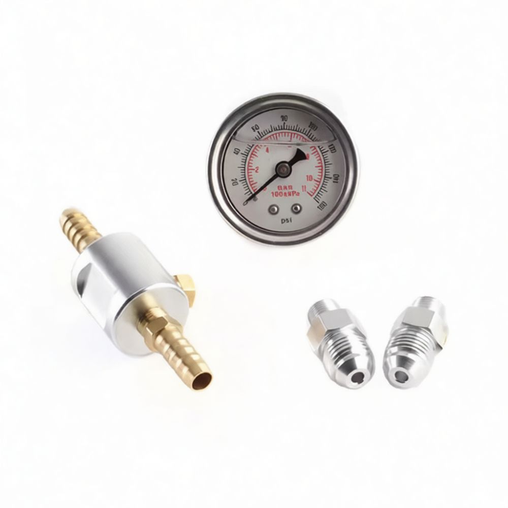 Universal Fuel Pressure Gauge  - Fuel Pressure Test Gauge Kit Automotive 评论和价格