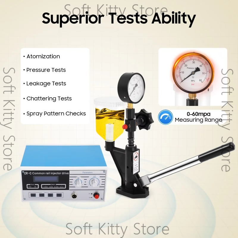 Common Rail Injector Tester S6 - Diesel Common Rail Injector Tester Nozzle 评论和价格