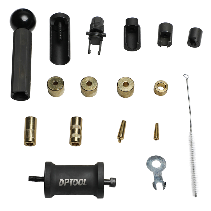 18-Piece Set of Fuel Injector  - Fuel Injector Removal Tool Puller Slide 评论和价格