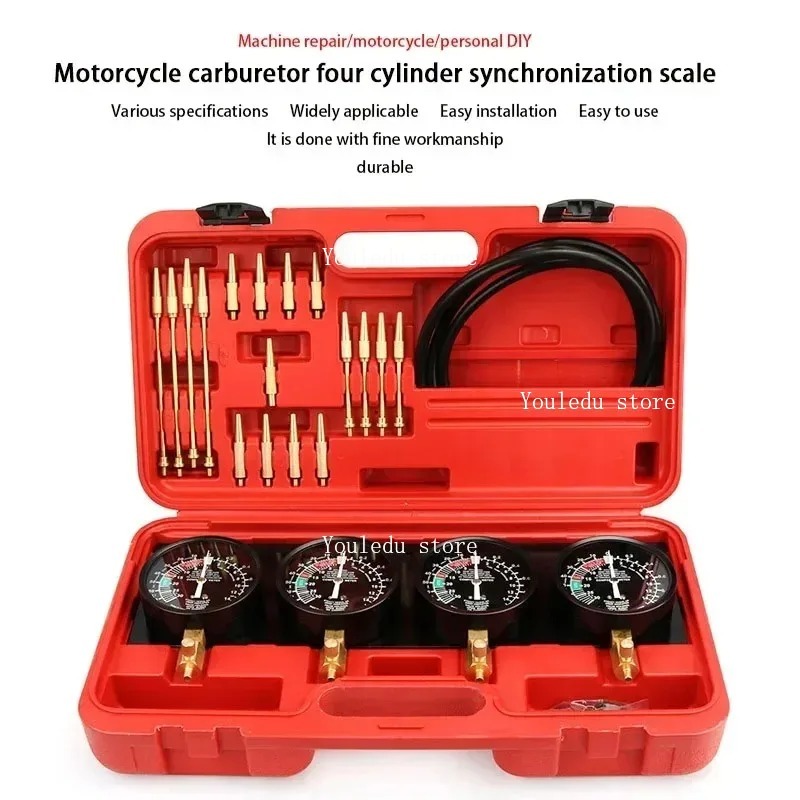 Suitable for four cylinder mot - Carburetor Synchronous Vacuum Gauge Balance 评论和价格