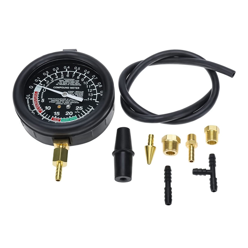 Car Vacuum and Fuel Pump Teste - Fuel Pump Pressure Vacuum Tester Gauge 评论和价格