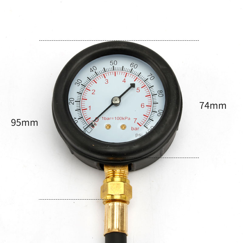 9Pcs Automotive Fuel Pressure  - Fuel Pressure Test Gauge Kit Automotive 评论和价格