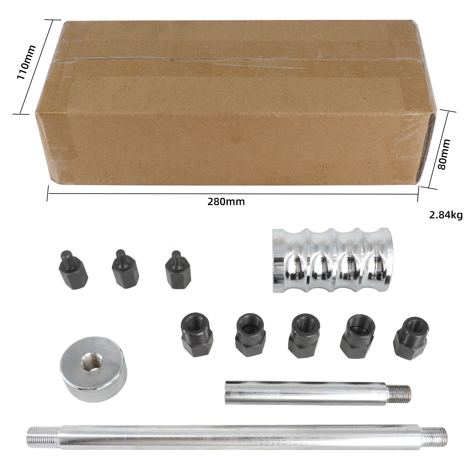 8Pcs Diesel Common Rail Inject - Fuel Injector Removal Tool Puller Slide 评论和价格