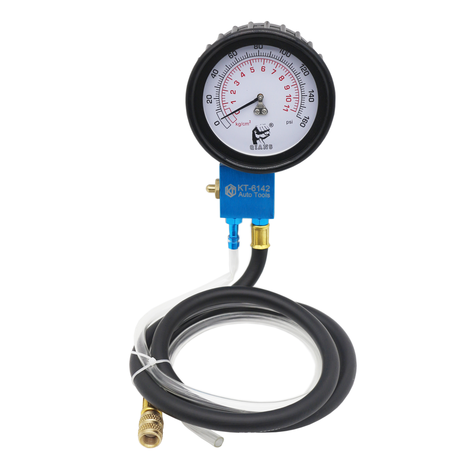 High Quality 0-160 psi Automot - Fuel Pressure Test Gauge Kit Automotive 评论和价格