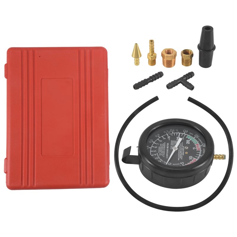 A84X-Car Vacuum And Fuel Pump  - Fuel Pump Pressure Vacuum Tester Gauge 评论和价格