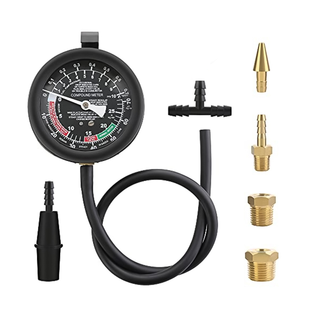 Fuel Pump And Vacuum Tester Ga - Fuel Pump Pressure Vacuum Tester Gauge 评论和价格