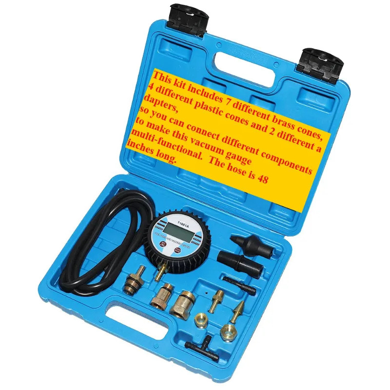 Tester Digital Vacuum Gauge Te - Fuel Pump Pressure Vacuum Tester Gauge 评论和价格