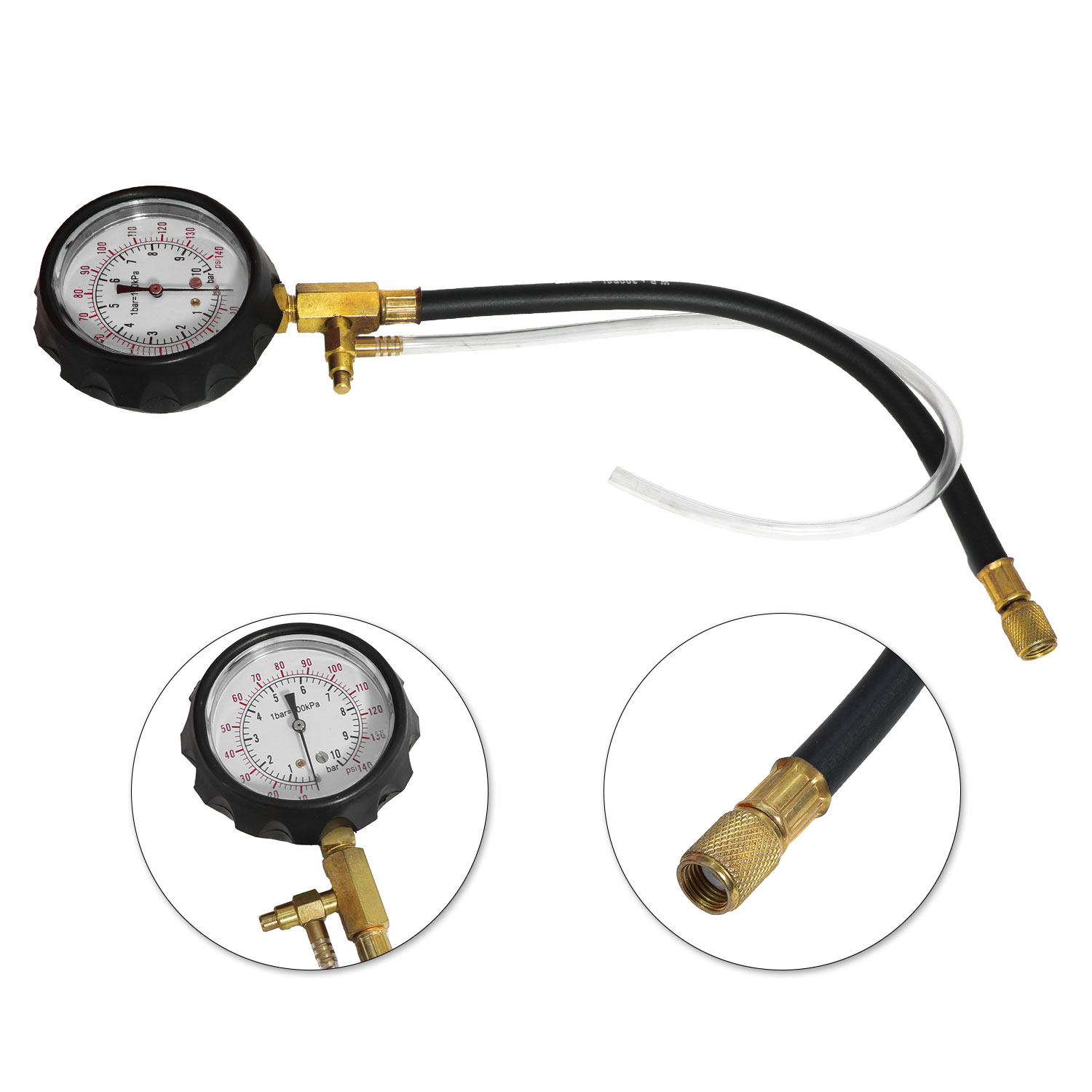 Engine Vacuum & Fuel Pressure  - Fuel Pump Pressure Vacuum Tester Gauge 评论和价格